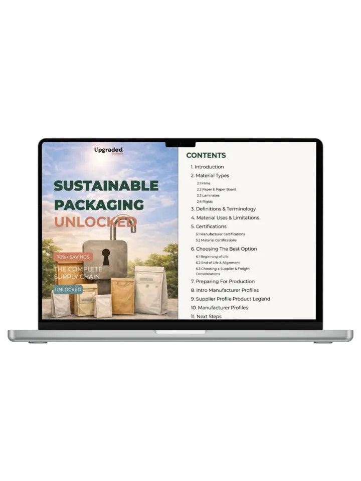 Interior page of the Complete Sustainable Packaging buyer's guide