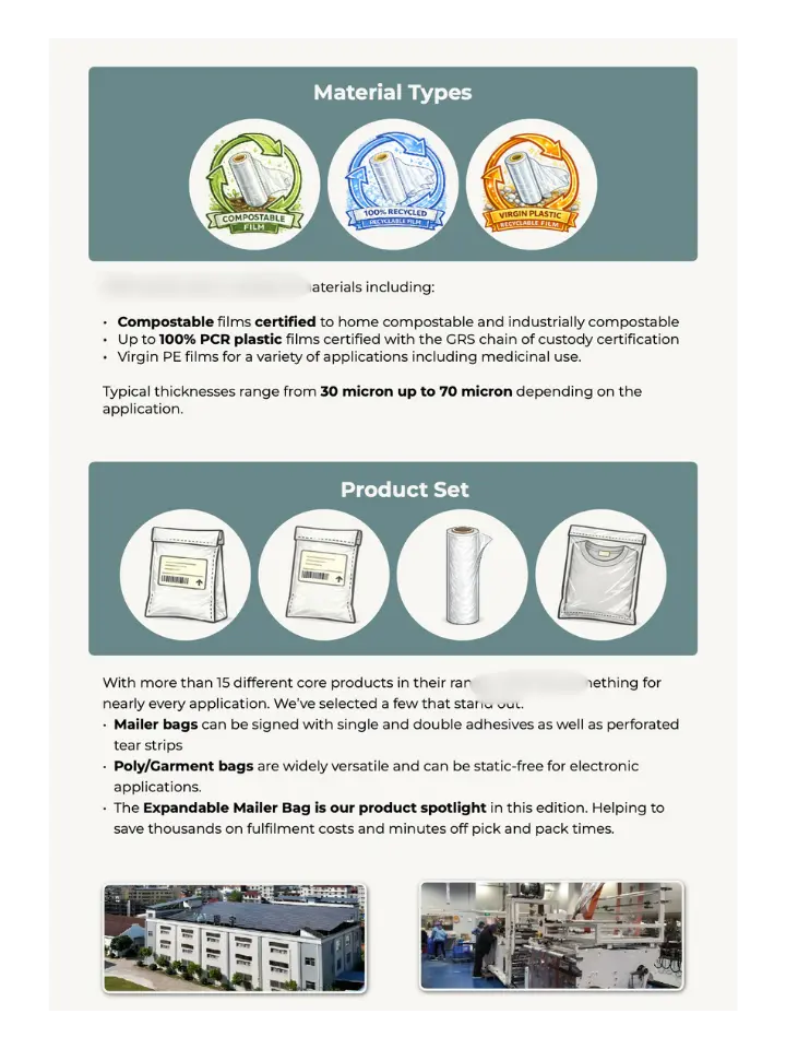 Interior page of the Sustainable eCommerce Packaging buyer's guide